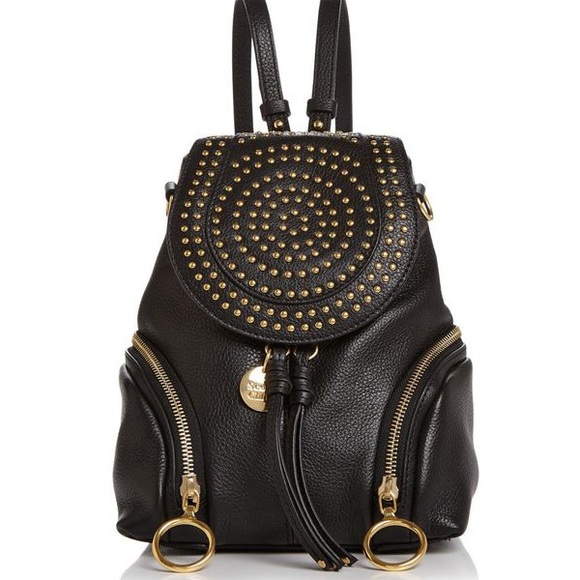 olga large leather backpack